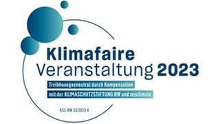 Siegel: Klimafaire Veranstaltung