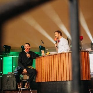 Dermot Kennedy beim SWR3 New Pop Festival 2023 im Startalk mit Constantin Zöller