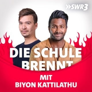 Die Schule brennt - mit Biyon Kattilathu und Bob Blume vor Flammen