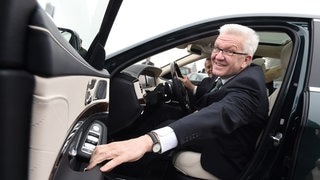 Kretschmann am Steuer