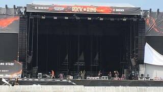 Rock-am-Ring-Bühne wird abgebaut