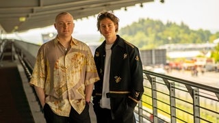 Fred und Finn von Giant Rooks waren bei uns im Interview bei Rock am Ring 2023