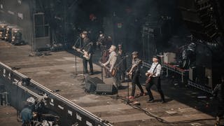 Die Band Flogging Molly auf der Bühne von Rock am Ring