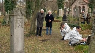 Von links: Franz Leitmayr (Udo Wachtveitl), Ivo Batic (Miroslav Nemec), Andy (Ferdinand Doerfler) und Werner (Wolfgang Pregler).