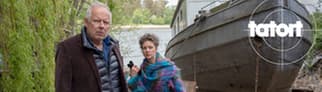 Tatort-Kritik „Borowski und der Wiedergänger“ aus Kiel: Borowski und Greta Exner vor einem auf Grund gelaufenen Boot am Ufer